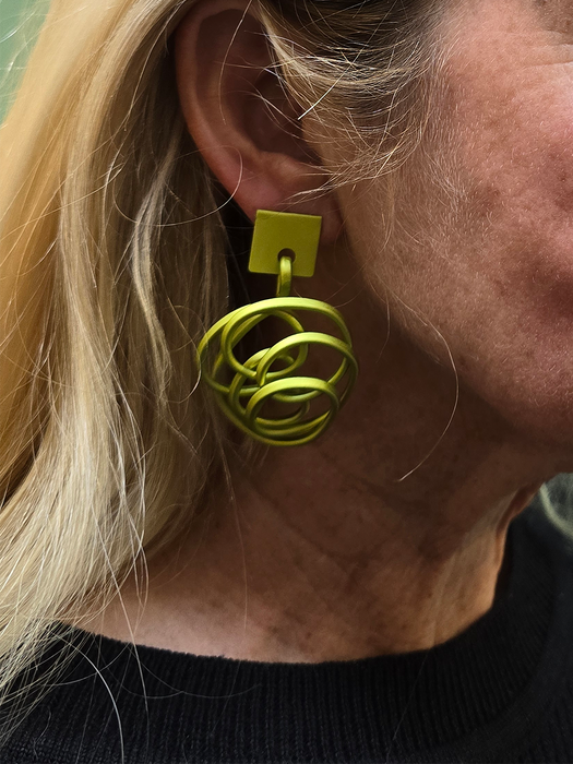 MONICA SCRUNCH EARRINGS