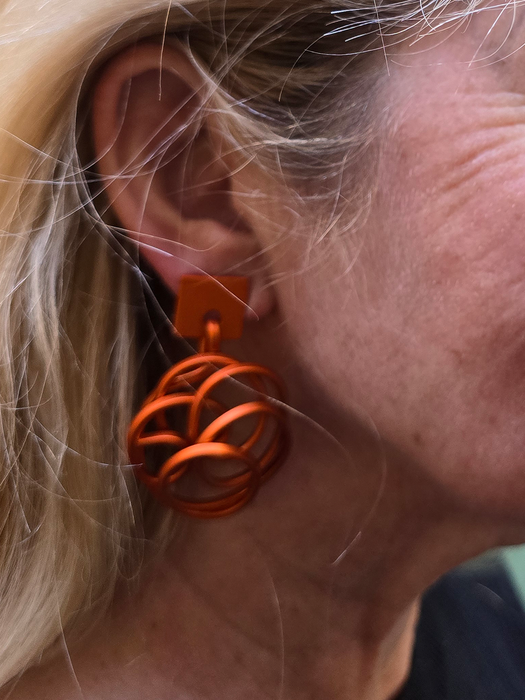 MONICA SCRUNCH EARRINGS