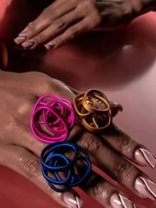 MONICA SCRUNCH RING