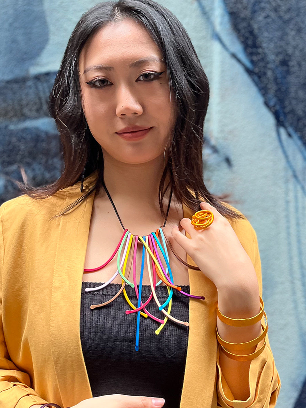 MONICA STRAWS NECKLACE