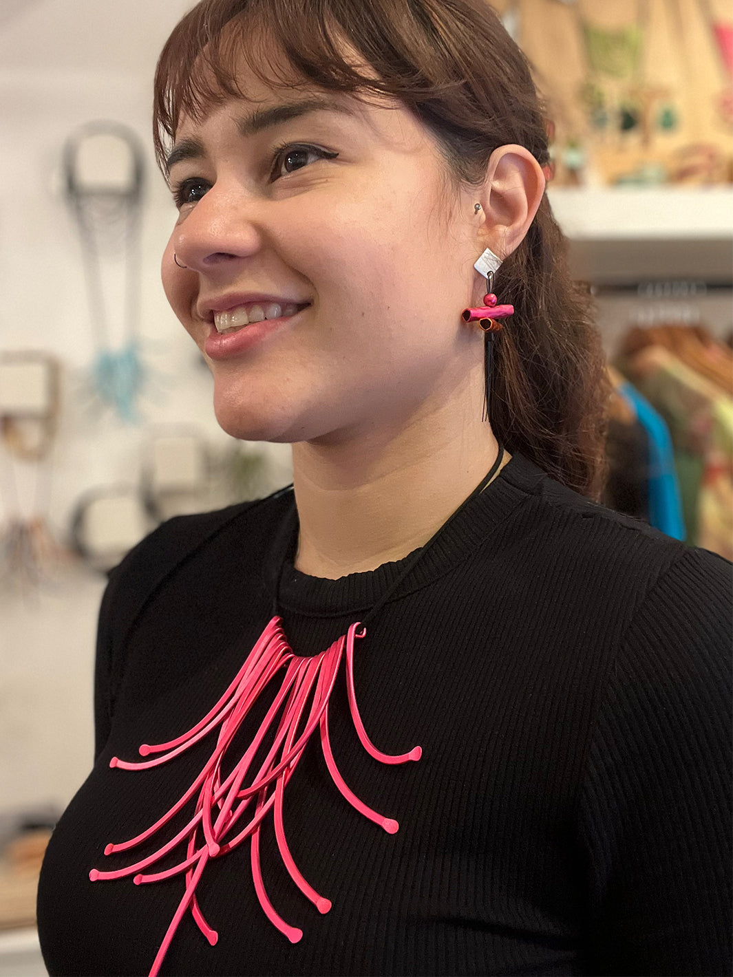 MONICA STRAWS NECKLACE