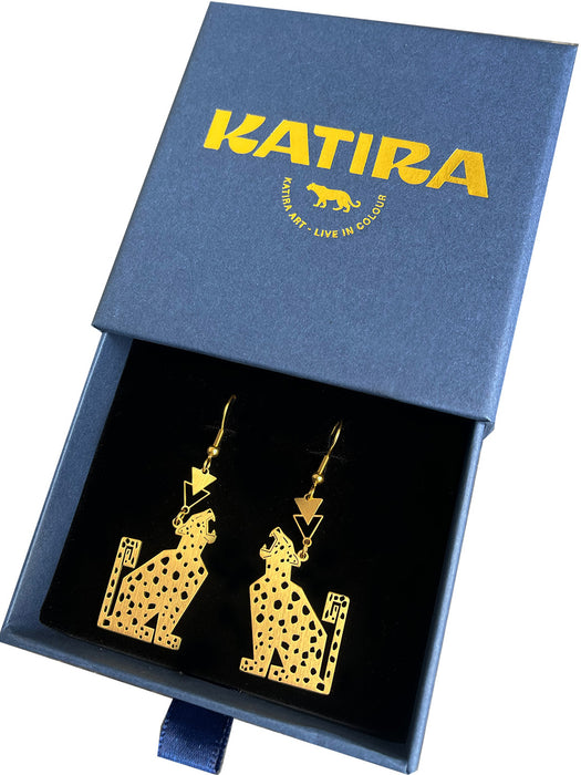KATIRA Jaguar Earrings