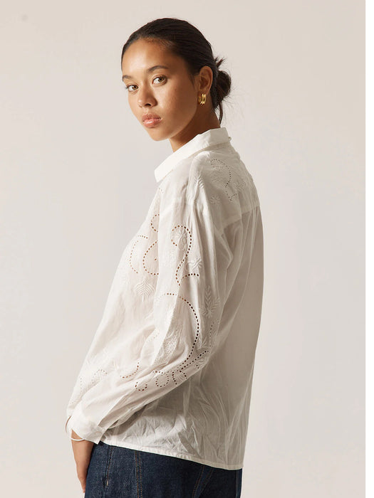 White Driftwood Shirt by Rubyyaya