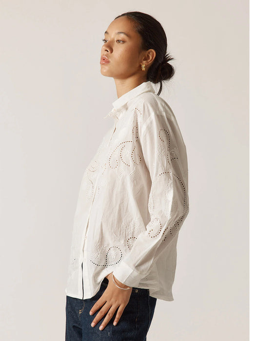 White Driftwood Shirt by Rubyyaya