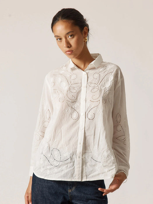 White Driftwood Shirt by Rubyyaya