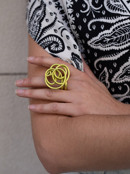 MONICA SCRUNCH RING