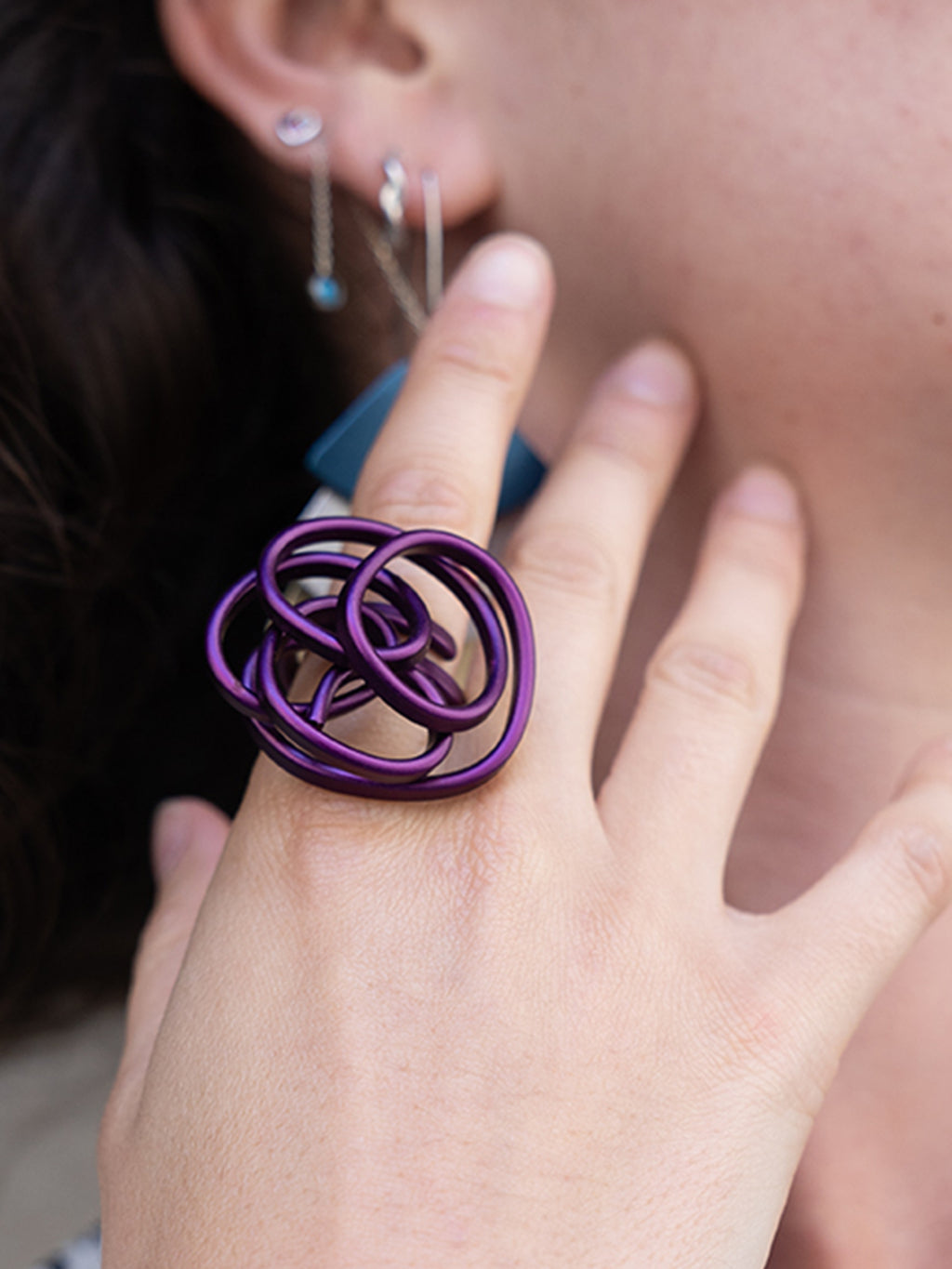 MONICA SCRUNCH RING