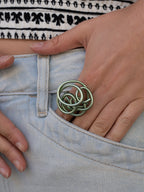 MONICA SCRUNCH RING