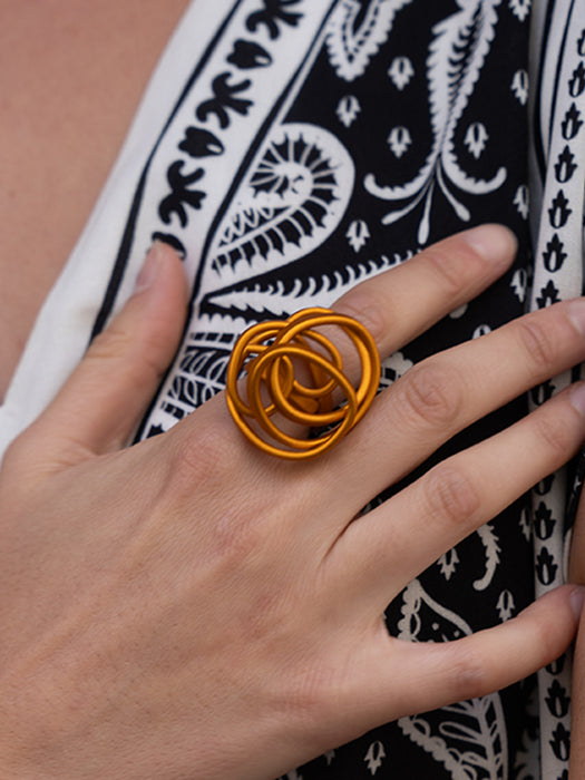 MONICA SCRUNCH RING