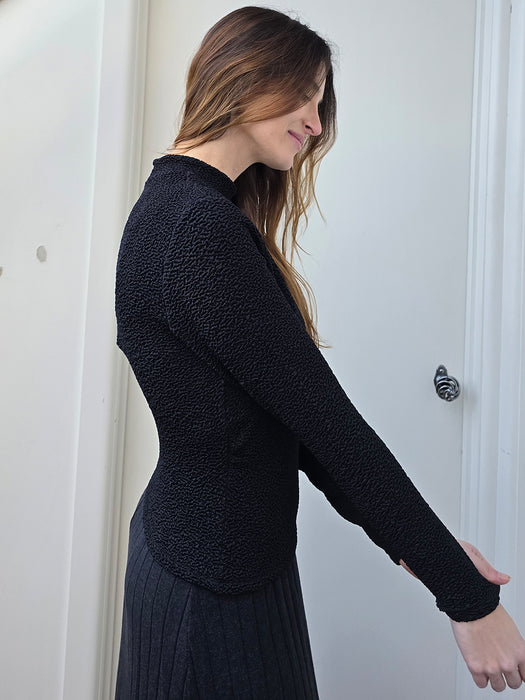 COLCCI TEXTURED BLOUSE