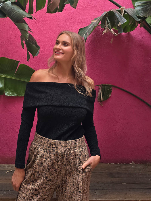 COLCCI METAL SHINE BLOUSE