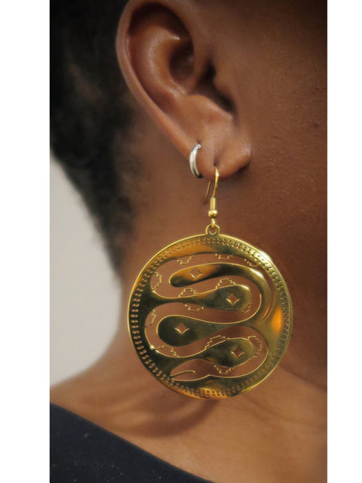 KATIRA Serpent Earrings