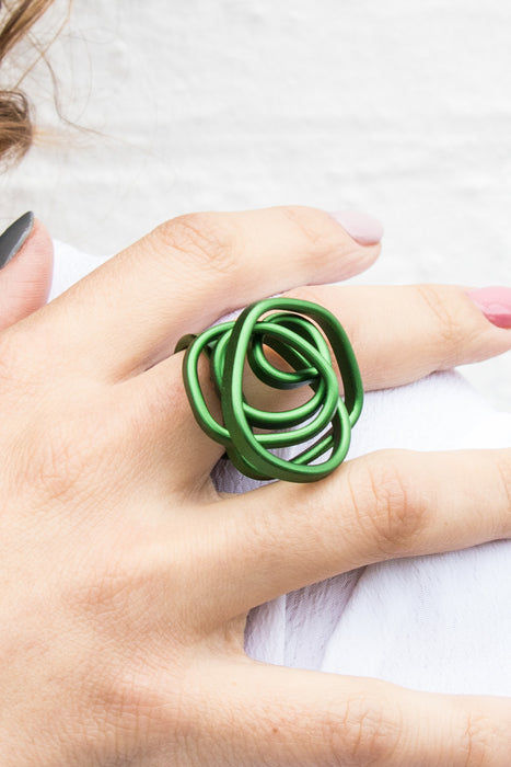 MONICA SCRUNCH RING