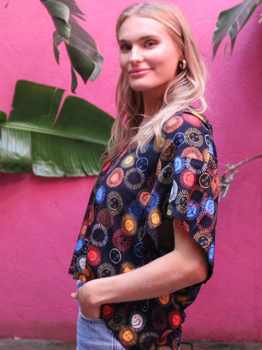 COLCCI V NECK BLOUSE