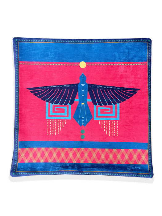 KATIRA Velvet Cushion: El Vuelo