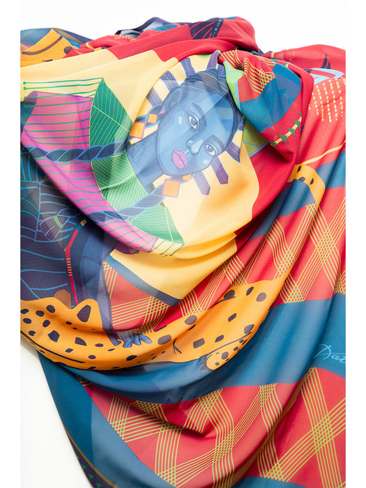 KATIRA Sarong : Cat Queen