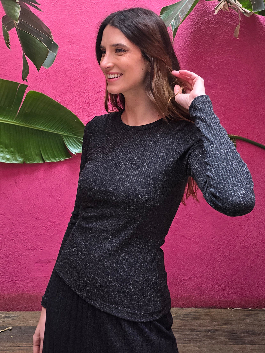 COLCCI RIB BLOUSE