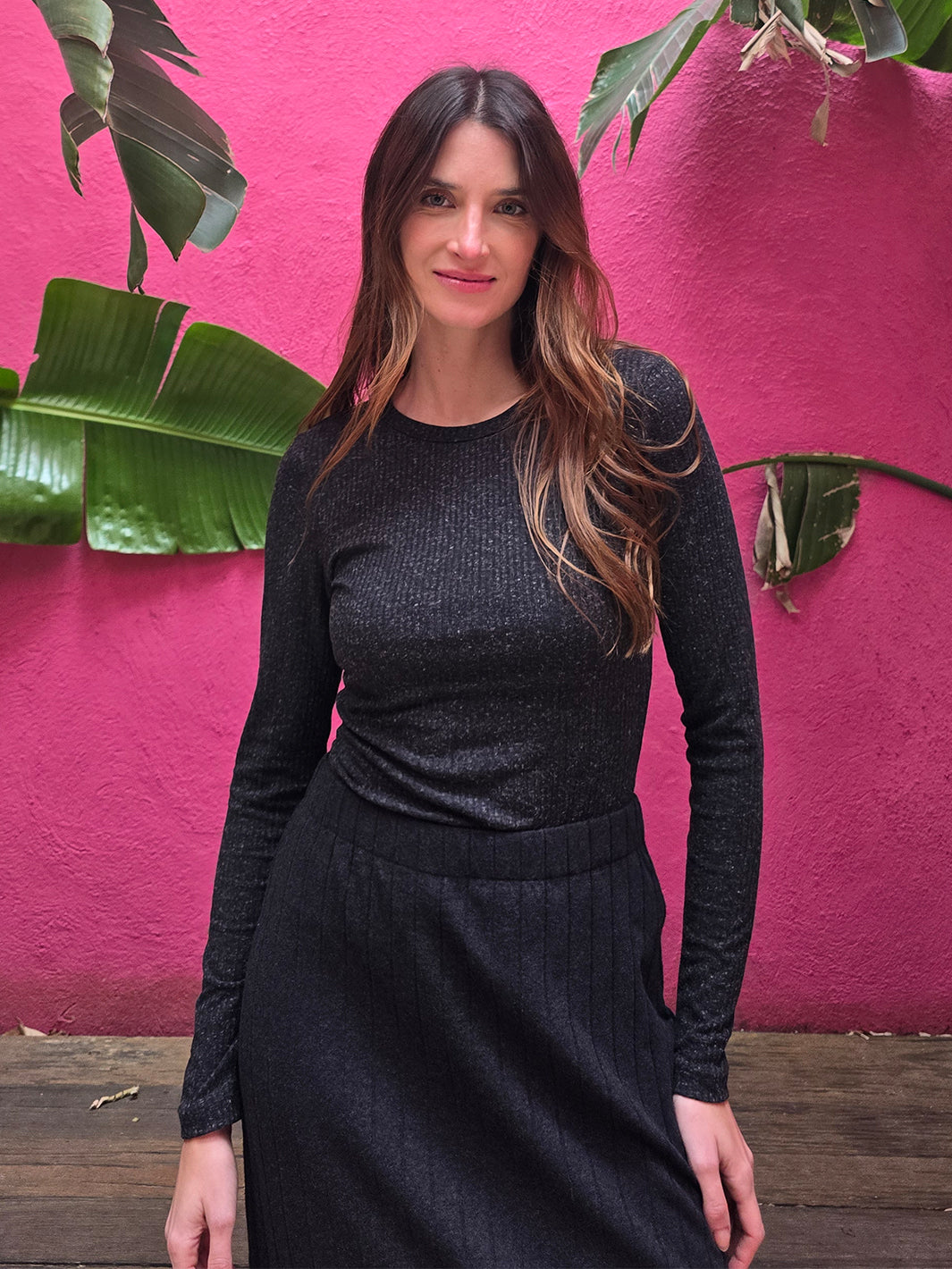 COLCCI RIB BLOUSE