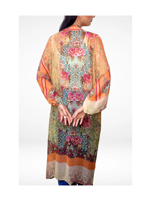 ORIGEN SILK LONG KIMONO