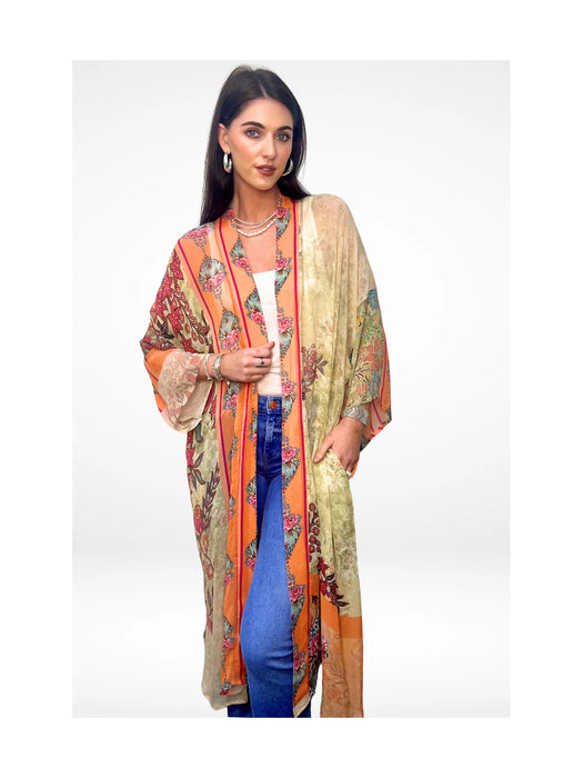 ORIGEN SILK LONG KIMONO