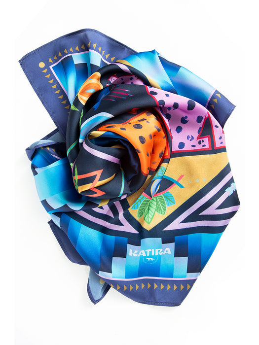KATIRA Satin Scarf or Bandana: Protection