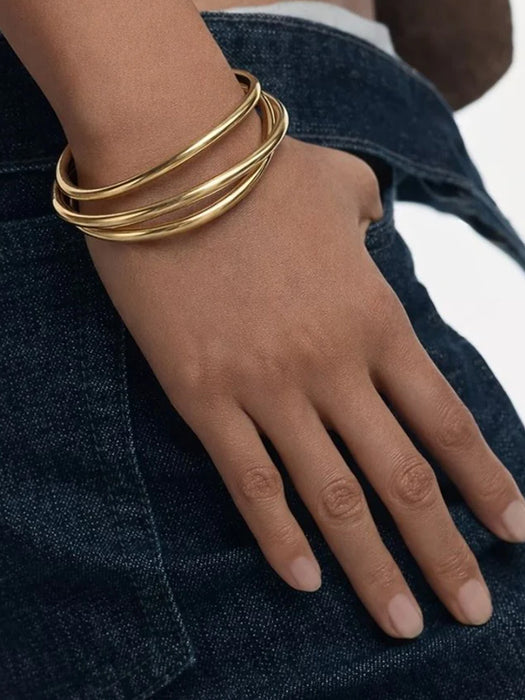 Gold Trio Bangles By Origen Imports