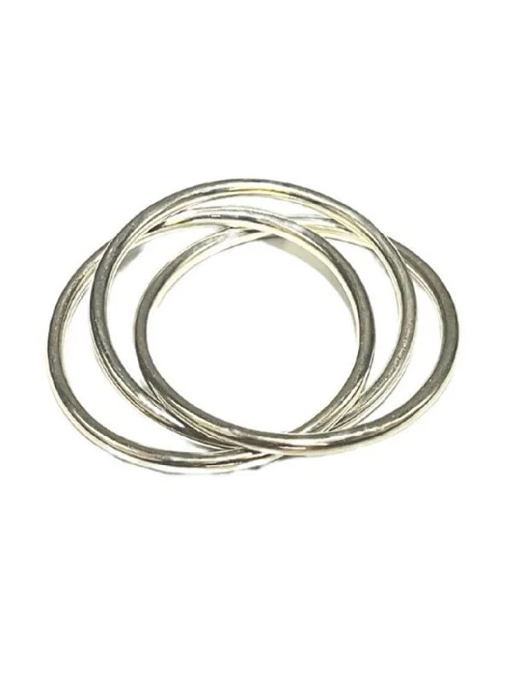 Silver Trio Bangles By Origen Imports