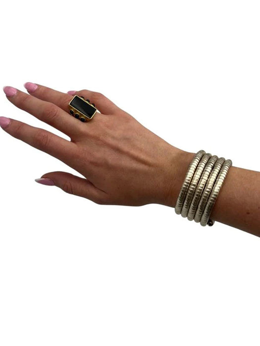 Silver Spiral Cuff/Bracelet by Origen