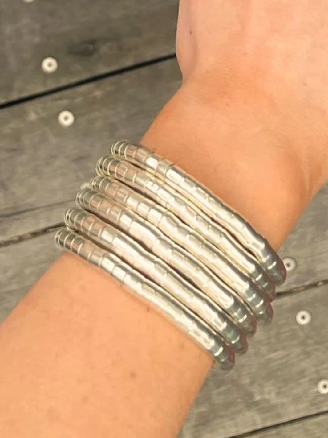 Silver Spiral Cuff/Bracelet by Origen