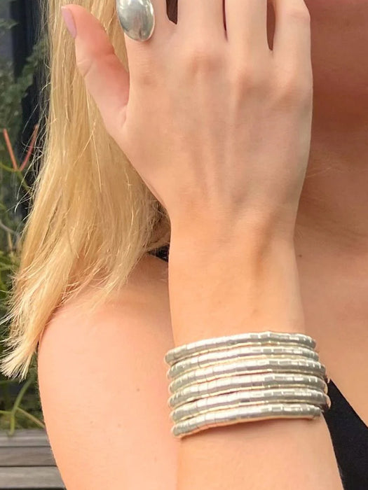 Silver Spiral Cuff/Bracelet by Origen