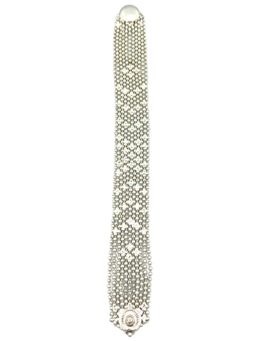 Silver Mesh Amara Bracelet (W 2cm) by Origen Imports