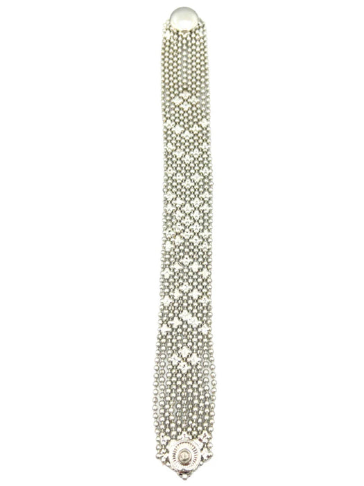 Silver Mesh Amara Bracelet (W 2cm) by Origen Imports
