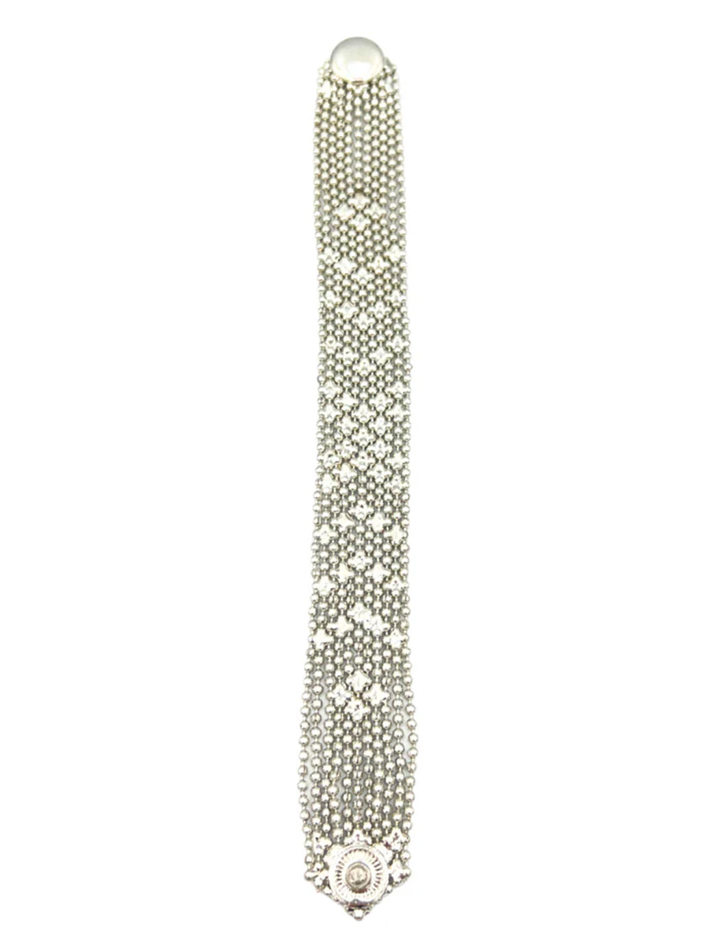 Silver Mesh Amara Bracelet (W 2cm) by Origen Imports
