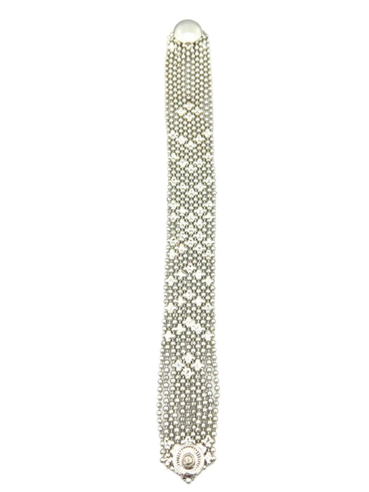 Silver Mesh Amara Bracelet (W 2cm) by Origen Imports
