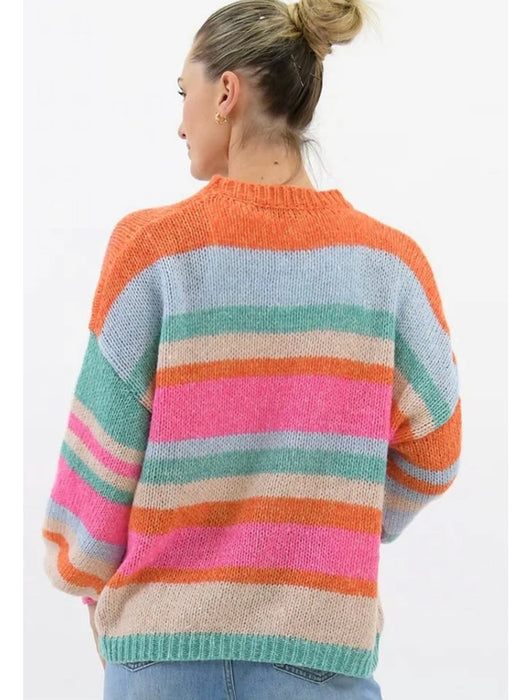 Sienna Multi Stripe Knit Jumper