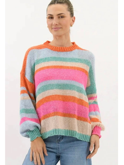 Sienna Multi Stripe Knit Jumper