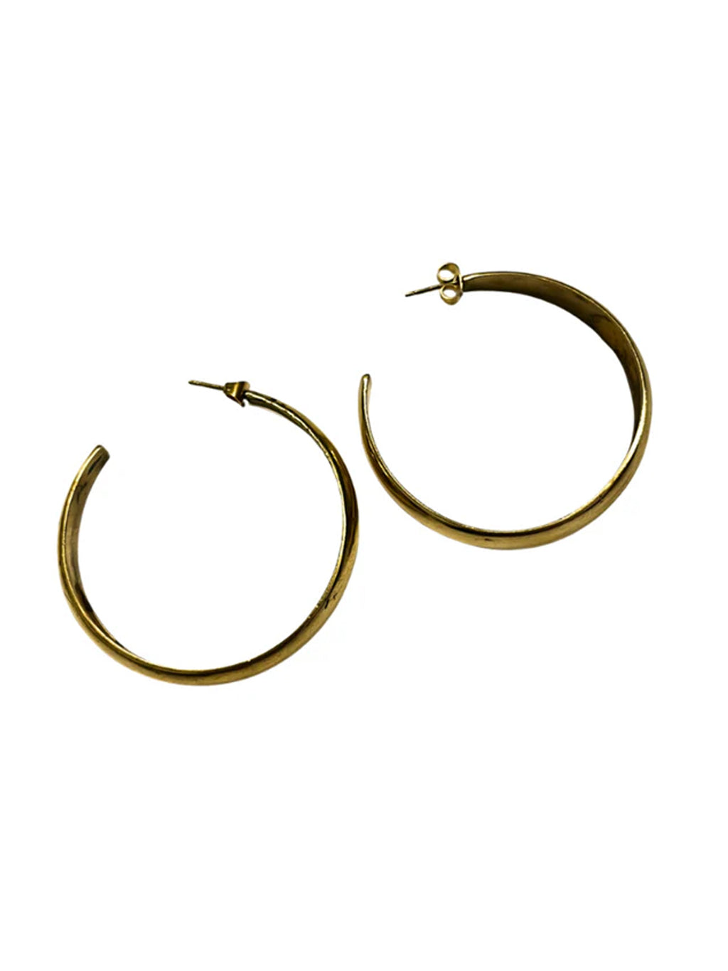 Large Gold Hoop Earrings By Origen