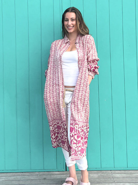 ORIGEN MIDDY CLEO COTTON SHIRT DRESS