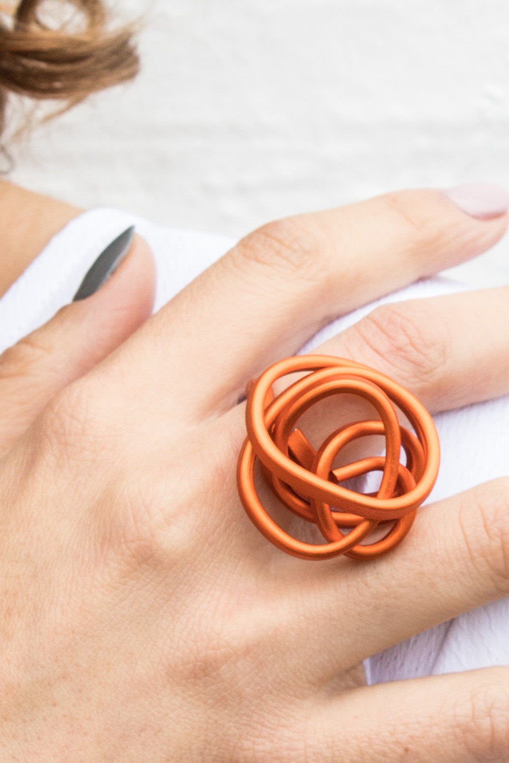 MONICA SCRUNCH RING
