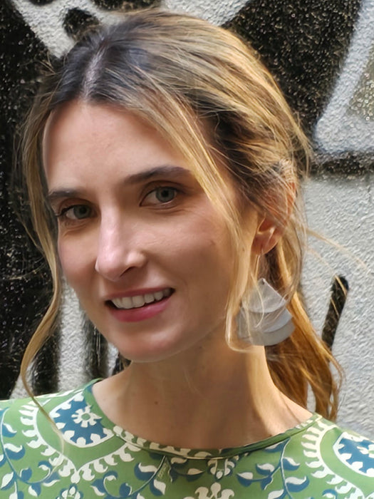 MONICA TRI FAN EARRINGS