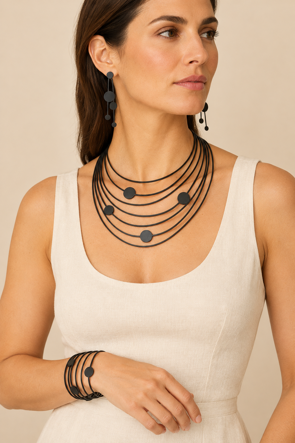 PINA coordinated jewellery look