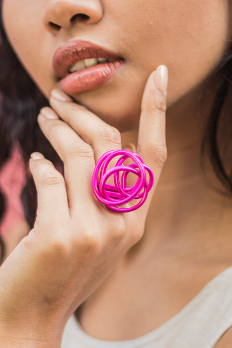 MONICA SCRUNCH RING