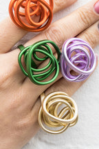 MONICA SCRUNCH RING