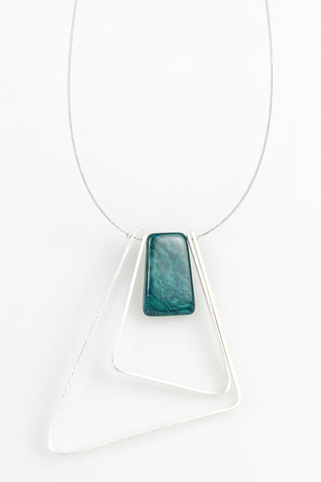 Marcia Two Tri  Necklace