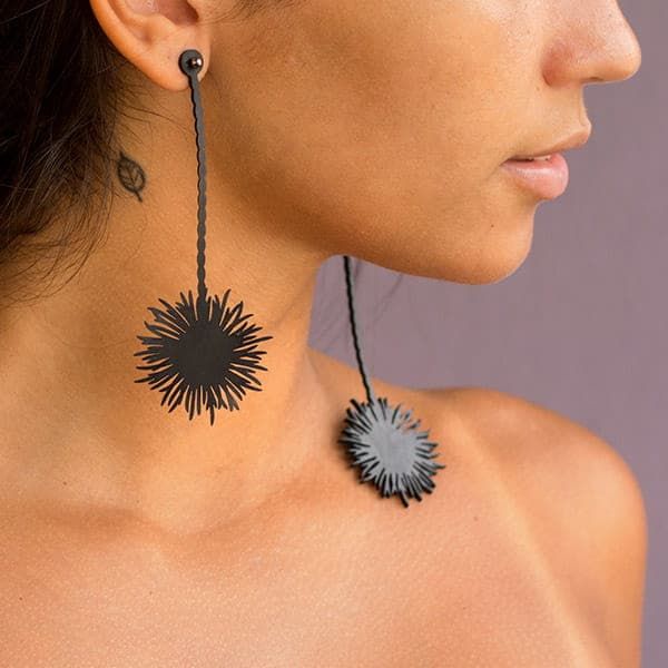 TUN POM POM EARRINGS