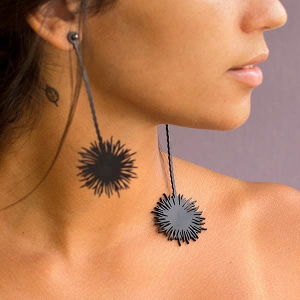 TUN POM POM EARRINGS